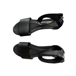 Shellys London Black Size‎ 10 Platform Sandals – Japanese Geta Style Chunky Y2K